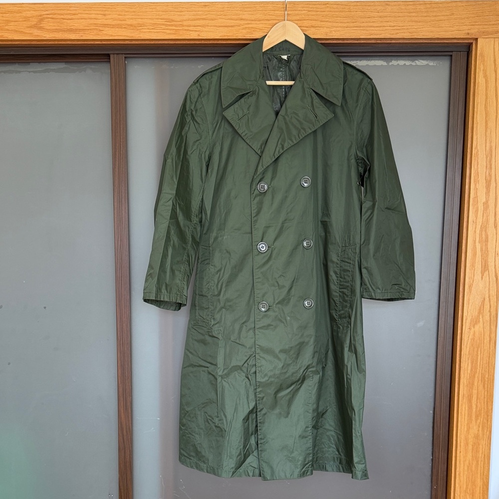 Vintage Surplus Raincoat Rubber coated